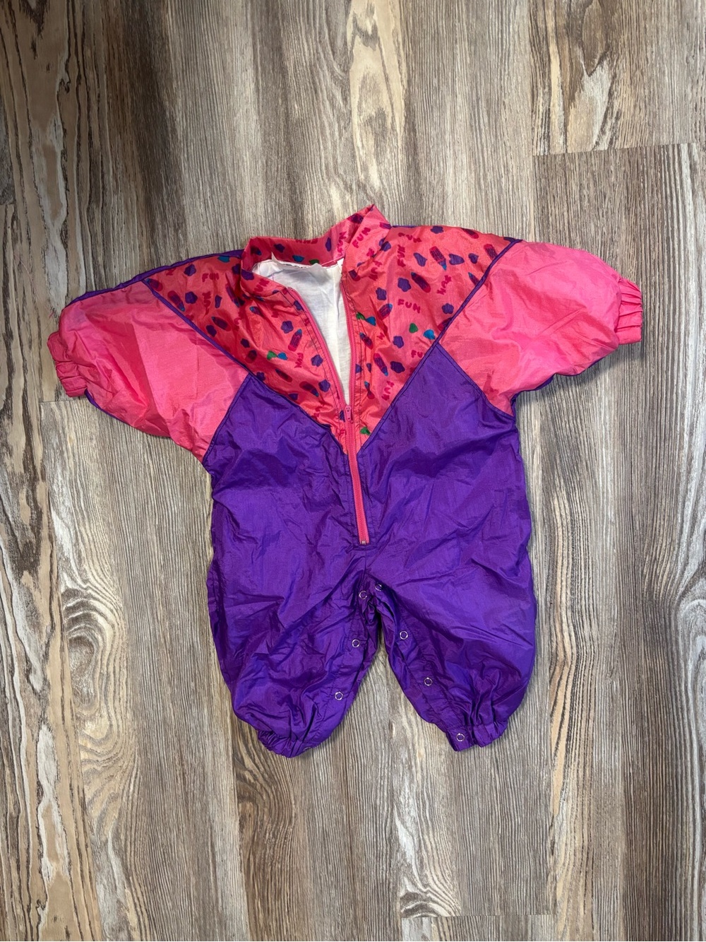 Vintage Infant Kidgets One Piece Windbreaker - 12 month